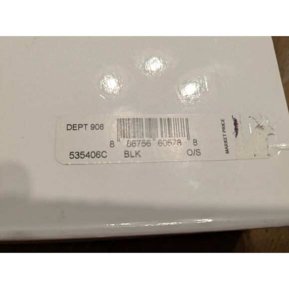 NEW Michael Kors Black Gray Logo Print Winter Beanie Hat Scarf Set Acrylic Knit - Picture 6 of 6